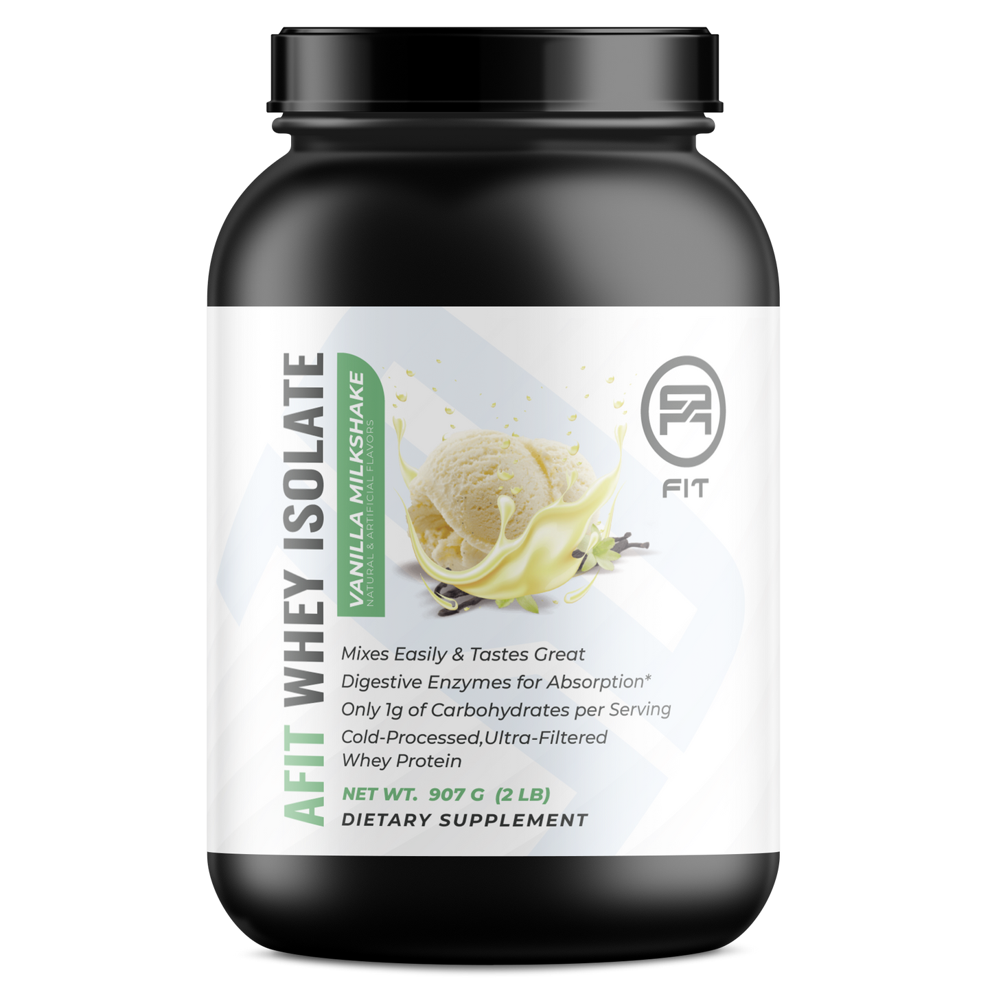 2lb 100% Whey Isolate Vanilla – 30 servings