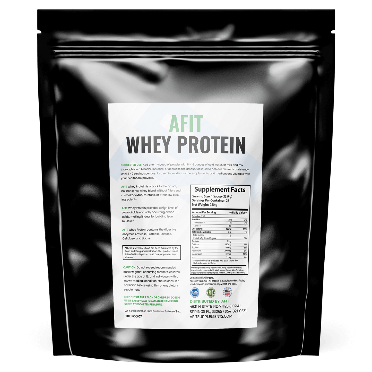 AFIT Protein 2lb Chocolate